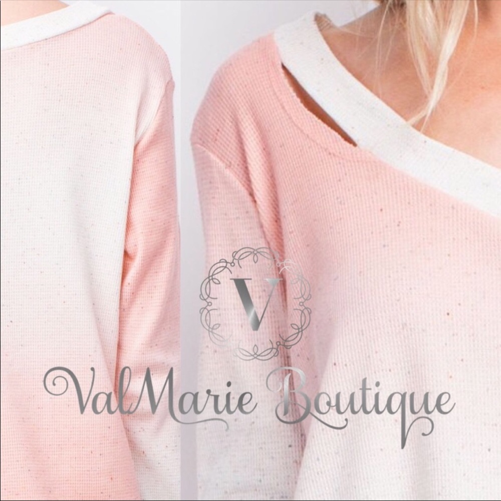 FEELING BEACHY coral ombré top - Picture 5 of 5